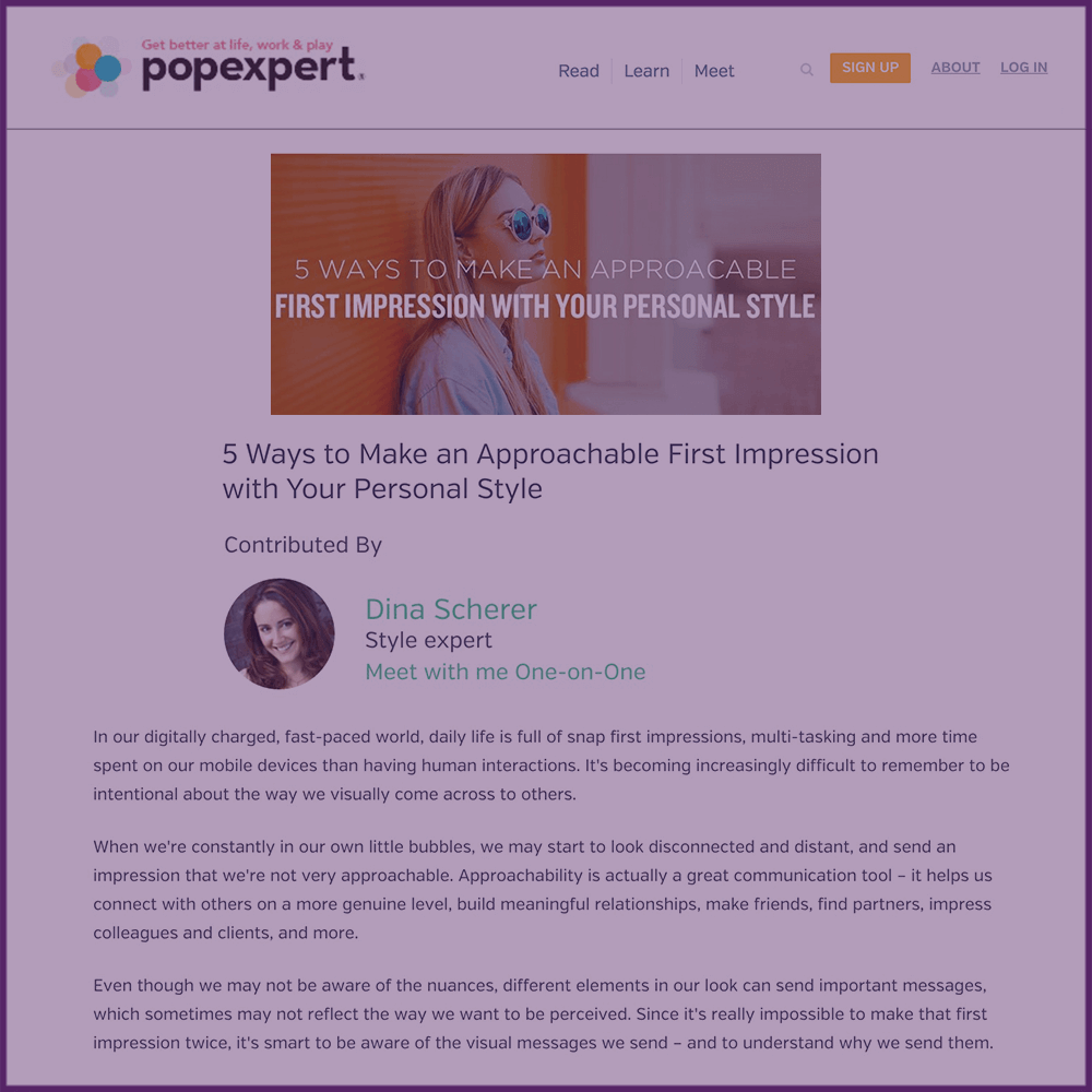 Pop Expert 5 Ways to Look More Approachable Style Feature
