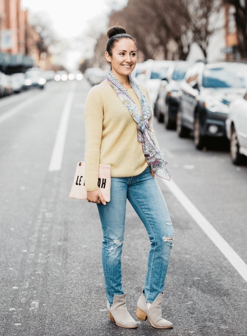 Sezane Mother Denim and Clare V by Modnitsa Styling