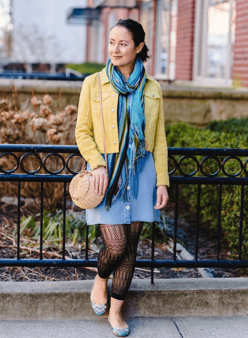 Yellow Suede Jacket Missoni Look by Modnitsa Styling