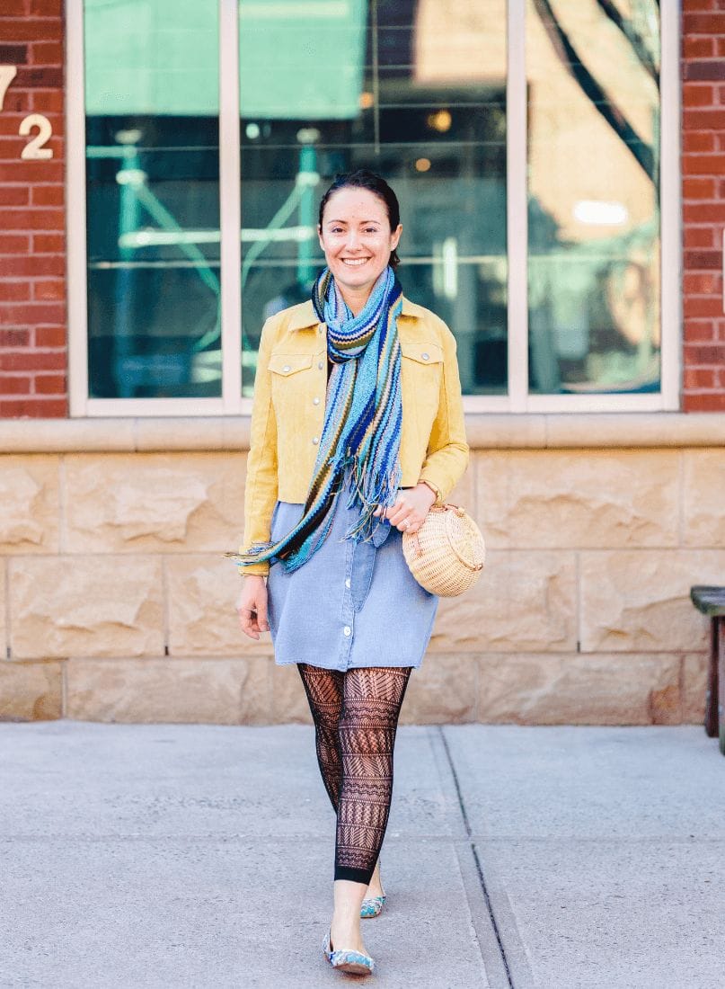 Yellow Suede Jacket Missoni Look by Modnitsa Styling