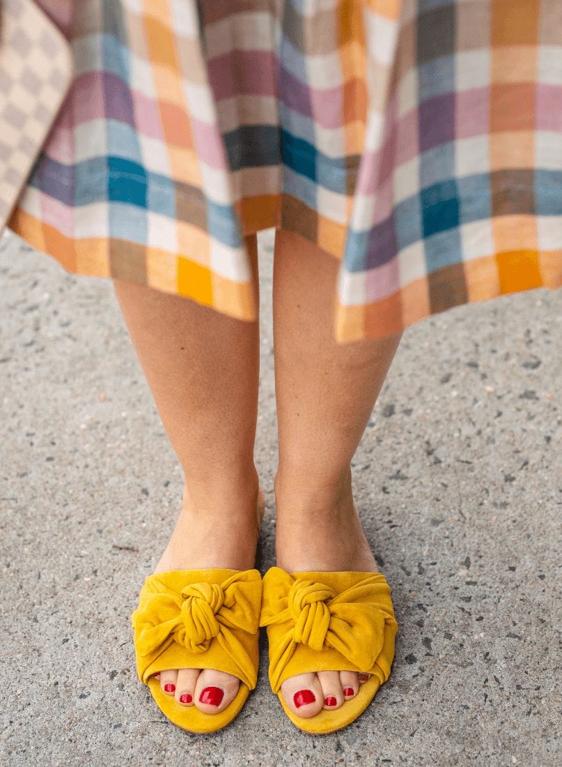 GMG Poppy Dress Tory Burch Slides LV Bag by Modnitsa Styling