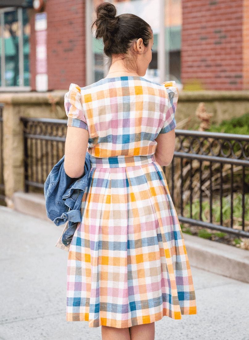 GMG Poppy Dress Tory Burch Slides LV Bag by Modnitsa Styling