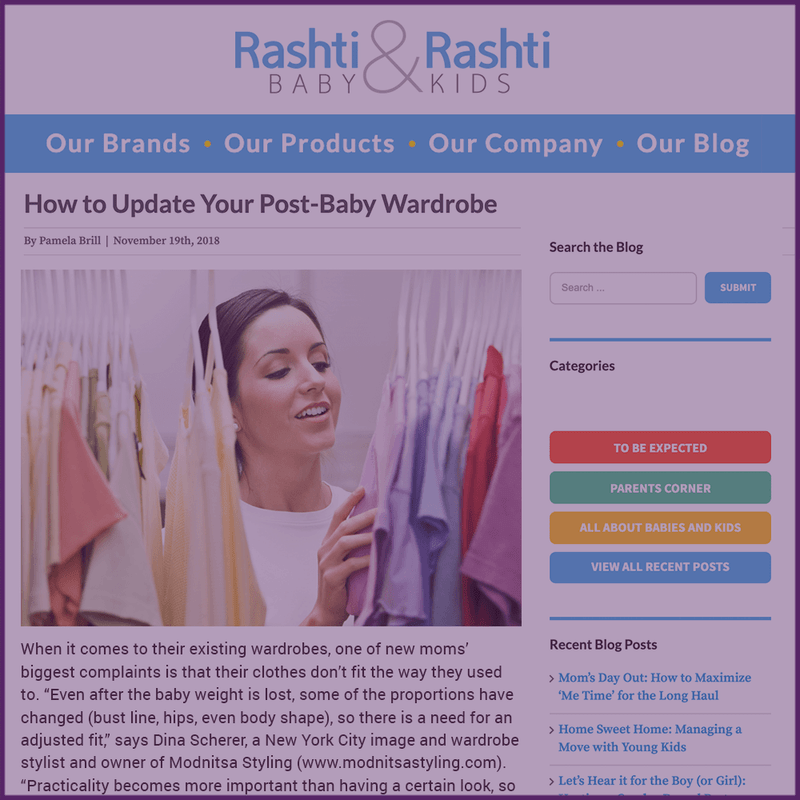 Rashti and Rashti How To Update Your Post Baby Wardrobe Feature November 19 2018