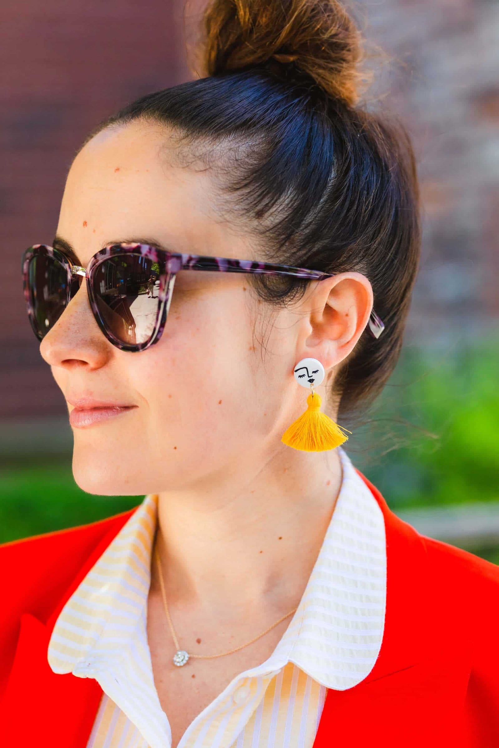 Veronica Beard Blazer Rag & Bone High Waisted Jeans Look by Modnitsa Styling