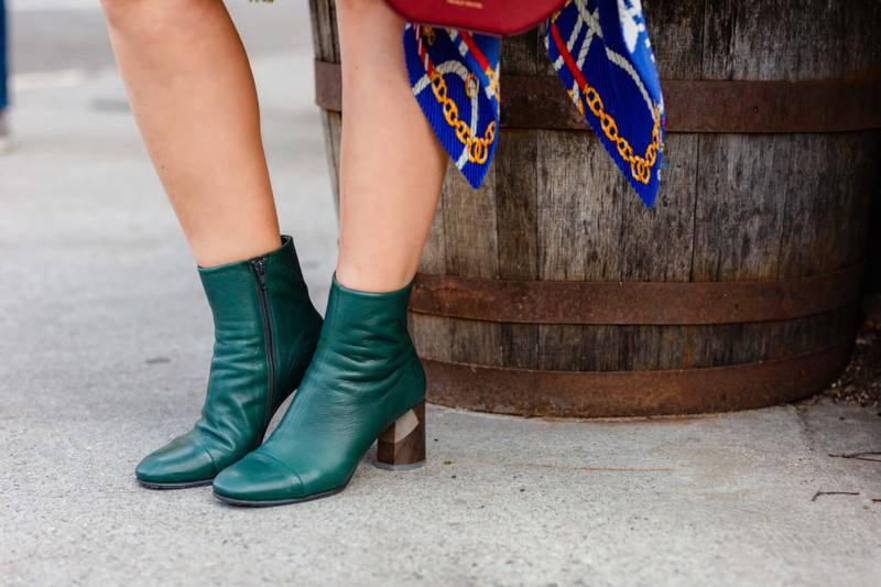 GMG Fall Dress Mansur Gavriel Bag Coclico Booties Fall Look