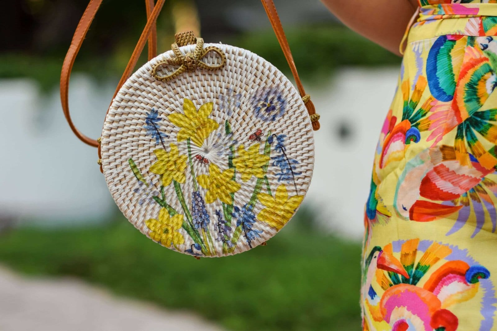 Farm Rio Romper Inez Shoes Anthro Bag Look by Modnitsa Styling