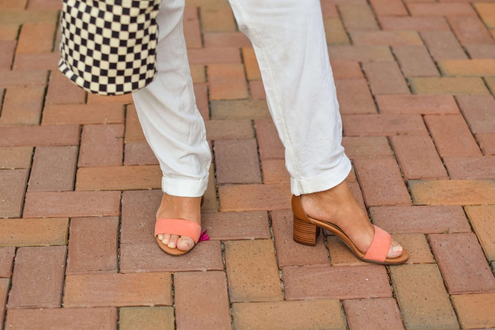 Splendid Jumpsuit Vionic Shoes Tory Burch Earrings Clare V Bag Outfit by Modnitsa Styling