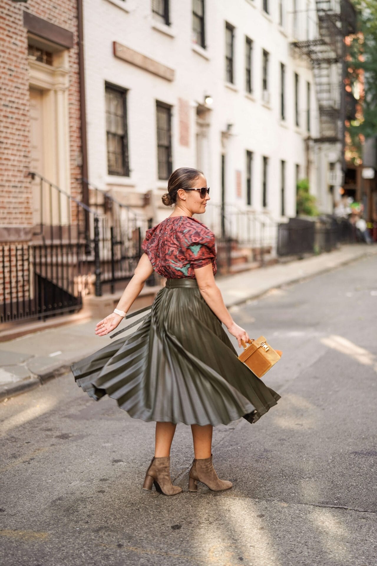 Phillip Lim Skirt Ulla Johnson Top Mark Cross Bag Coclico Booties Outfit by Modnitsa Styling