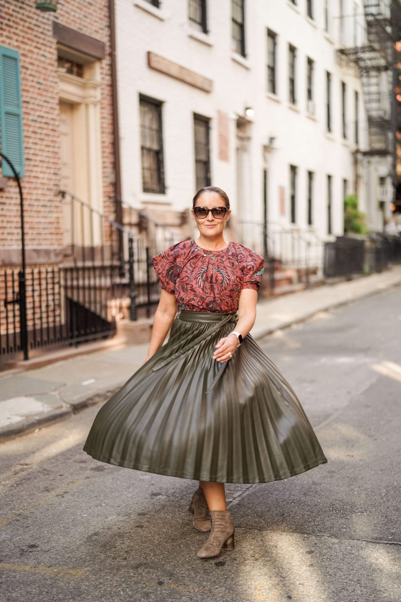 Phillip Lim Skirt Ulla Johnson Top Mark Cross Bag Coclico Booties Outfit by Modnitsa Styling