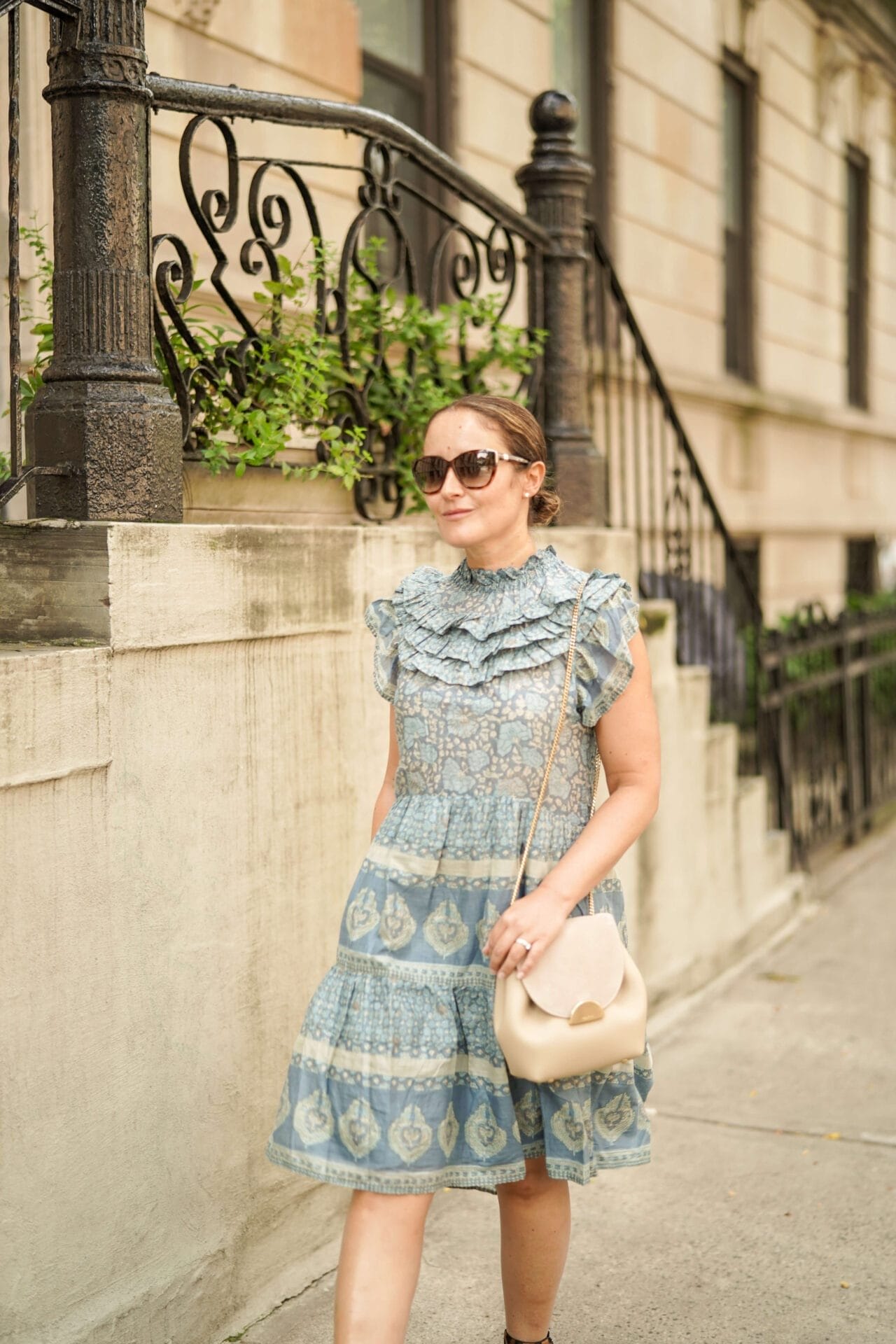 Sea Dress Phillip Lim Booties Polene Bag Outfit by Modnitsa Styling