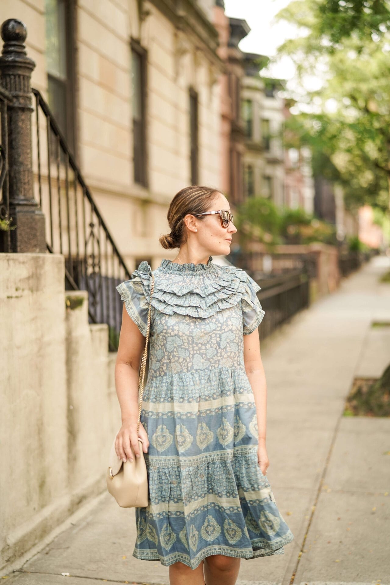 Sea Dress Phillip Lim Booties Polene Bag Outfit by Modnitsa Styling