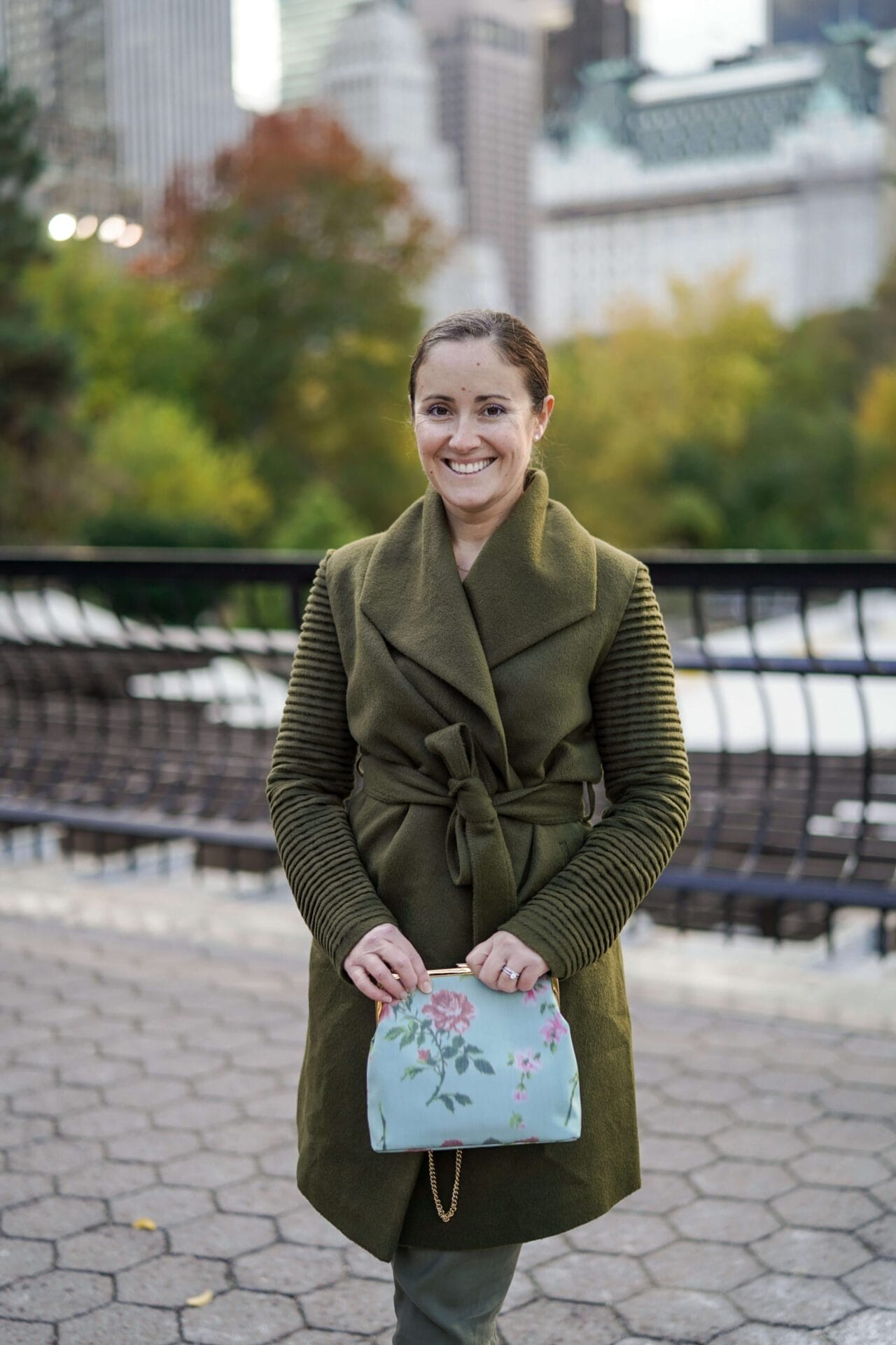 Sentaler Coat Avec Thy Blouse ALC Pants Coclico Shoes Mark Cross Bag Outfit by Modnitsa Styling